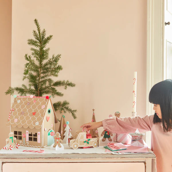 Calendario de adviento pegatinas galleta de jengibre