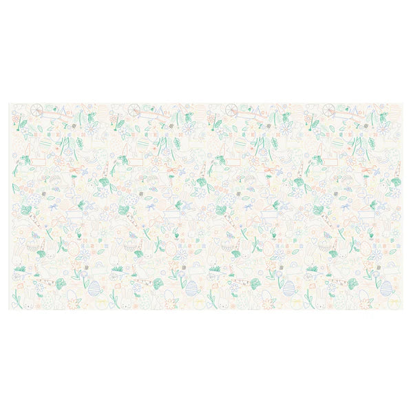 Mantel para colorear de pascua