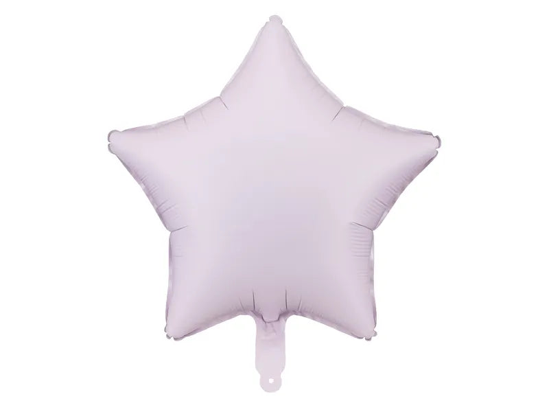 Estrella de globo de aluminio tonos pasteles mate, 40 cm