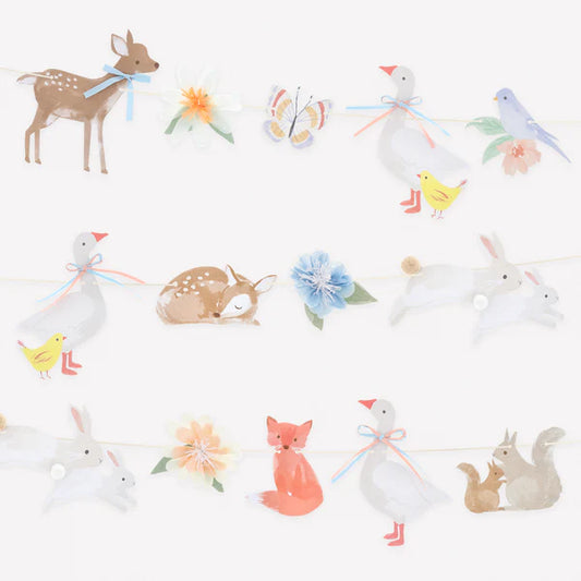 Set de guirnaldas pequeños animales