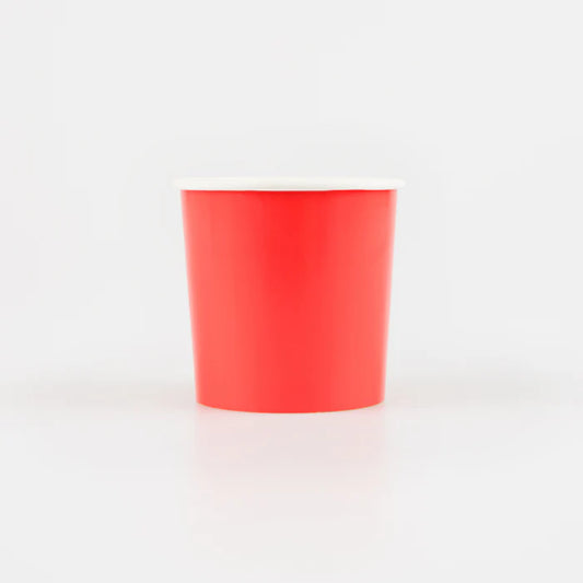 Vasos rojos (x8)