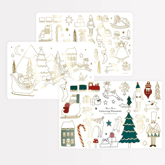 Manteles individuales de navidad (x8)