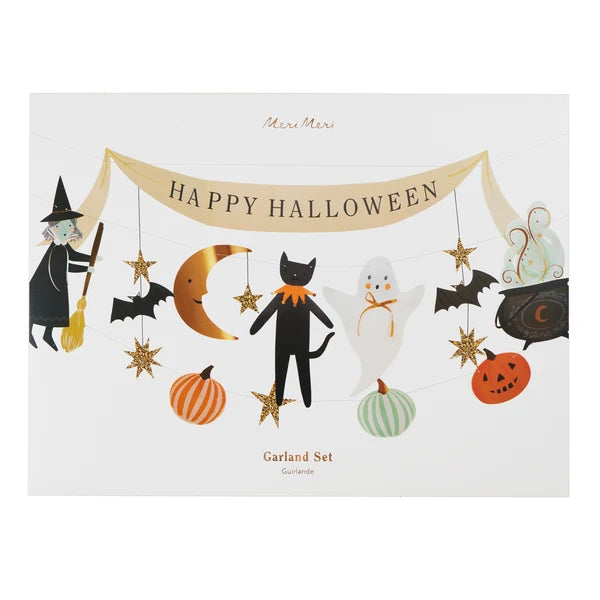 Guirnalda de personajes de halloween