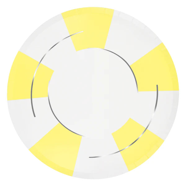 Plato grande flotador de piscina (x8)