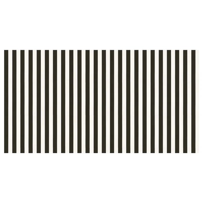 Mantel de rayas negro
