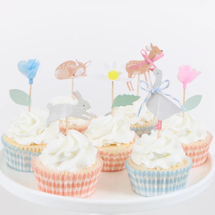 Kit de cupcake pequeños animales (x24)