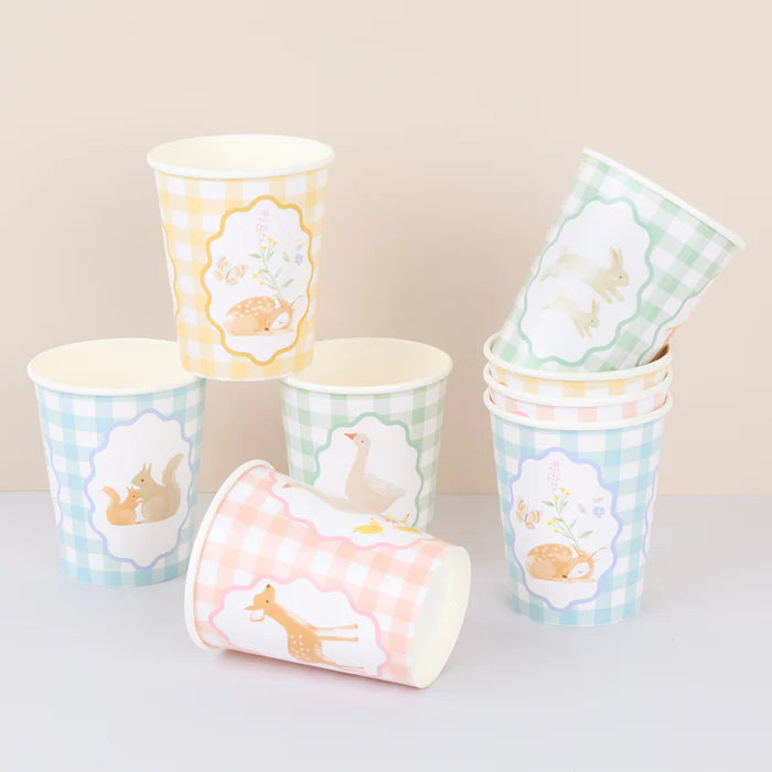 Vasos pequeños animales (x8)
