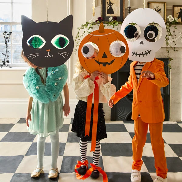 Colgantes de cabezas de halloween (x3)
