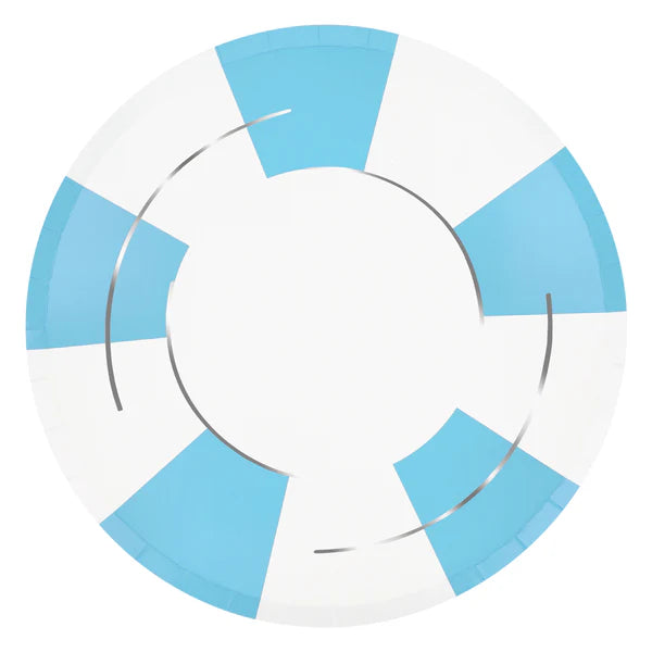 Plato grande flotador de piscina (x8)