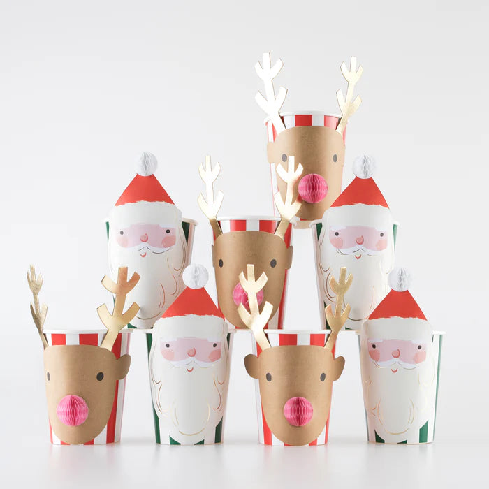 Vasos de navidad (x8)