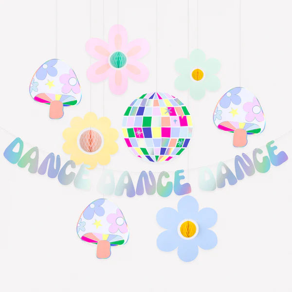 Conjunto de guirnaldas fiesta disco