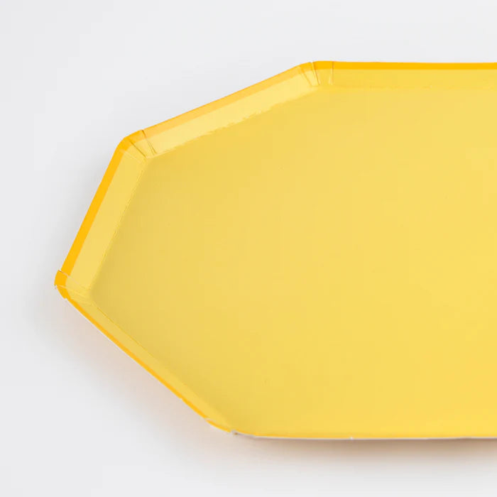 Platos pequeños amarillo (x8)