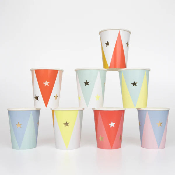 Vasos de circo (x 8)