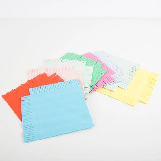 Servilleta grandes colores surtidos (x16)