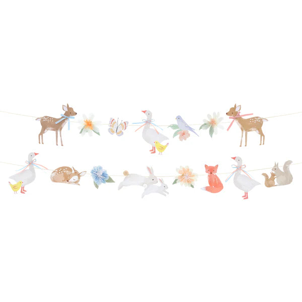 Set de guirnaldas pequeños animales