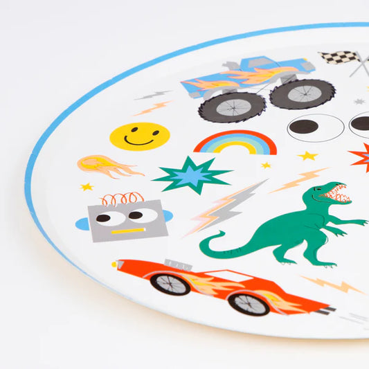 Plato grande Toy Box (x8)