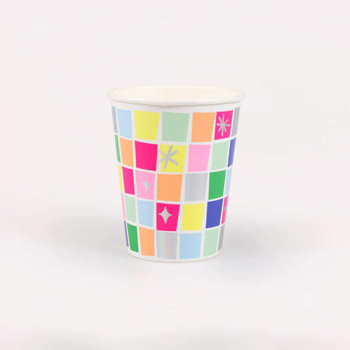 Vasos bolas de disco (x8)