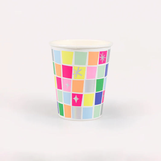 Vasos bolas de disco (x8)
