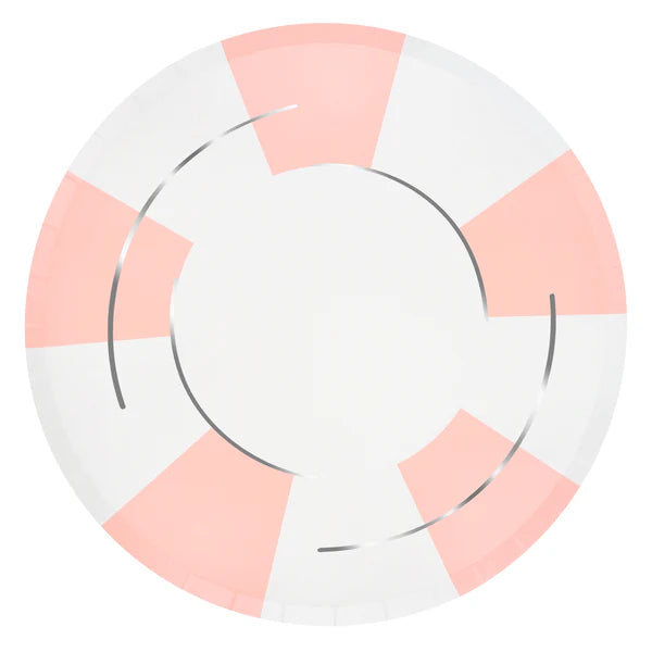 Plato grande flotador de piscina (x8)