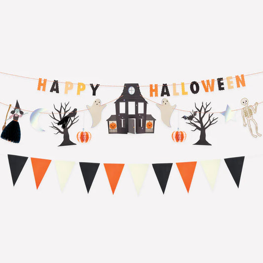 Guirnalda Halloween feliz