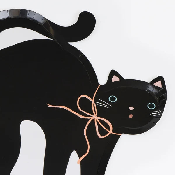 Platos de gatos de halloween (x8)