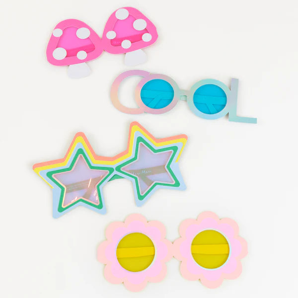 Gafas de fiesta con formas divertidas (x12)