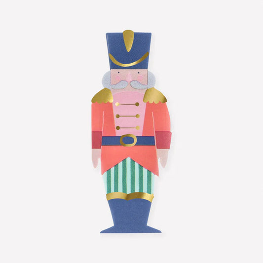 Servilletas de soldado de ballet cascanueces (x16)