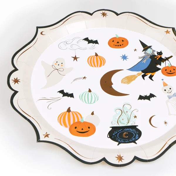 Platos pequeños de halloween (x8)