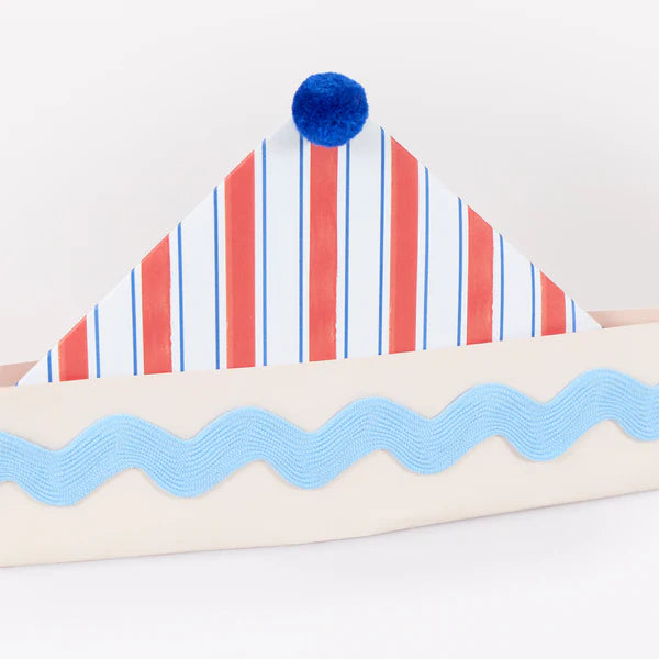 Sombreros marineros de papel (x8)