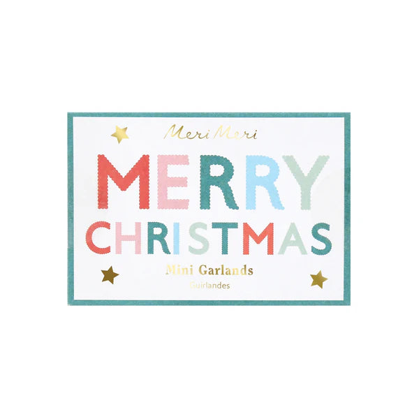 Juego de guirnaldas mini navidad