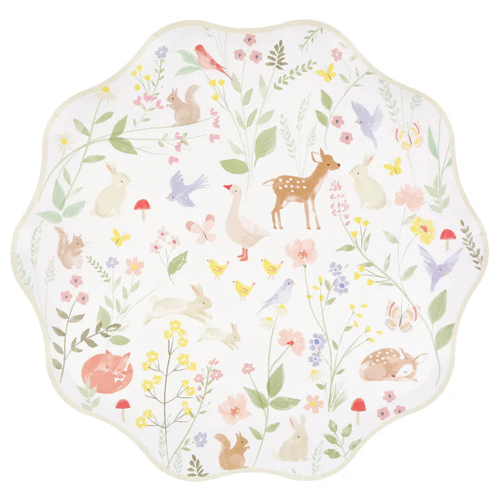 Platos de cena pequeños animales (x8)