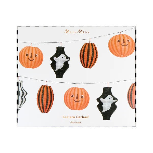 Guirnalda de  farol de papel halloween
