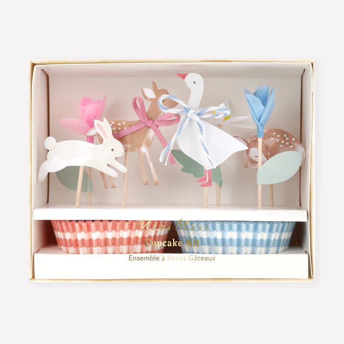 Kit de cupcake pequeños animales (x24)