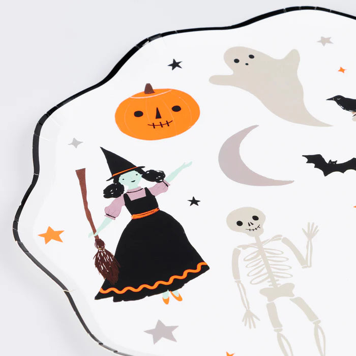 Platos grande Halloween (x8)
