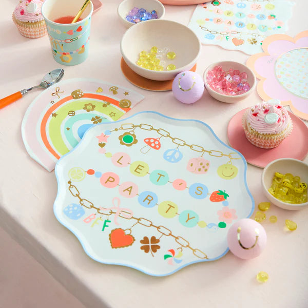 Platos de cena charm party (x8)