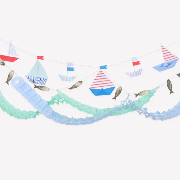 Juego de guirnaldas para barcos náuticos