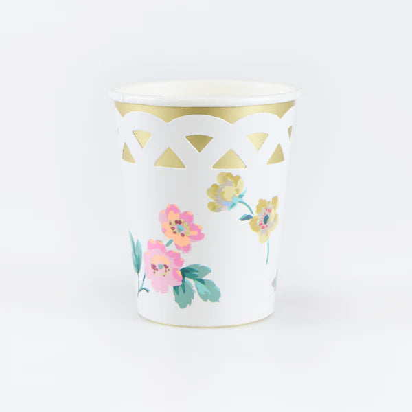 vasos florales con tejido (x8)