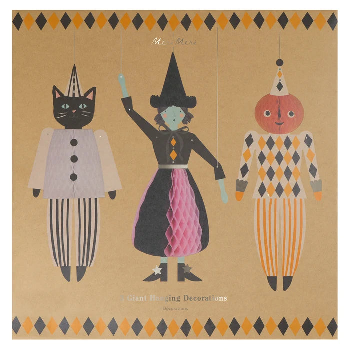 Decoración colgante para halloween (x3)