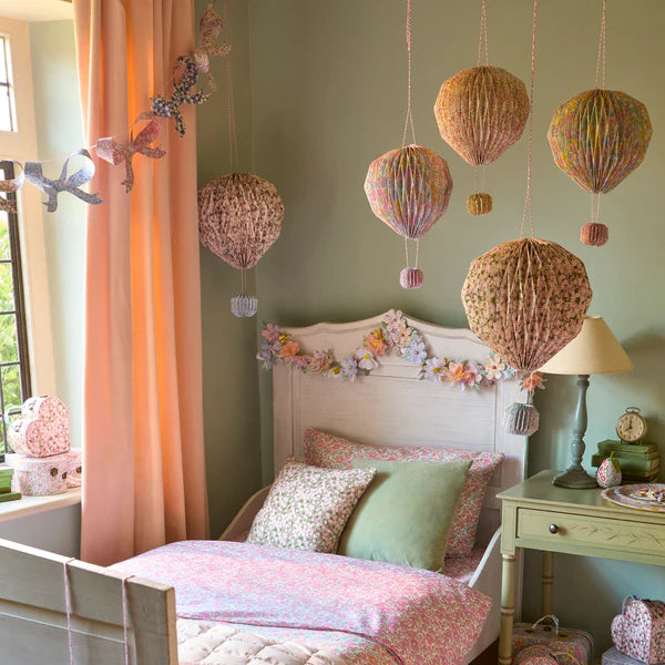 Decoración con globos de origami Liberty (x3)