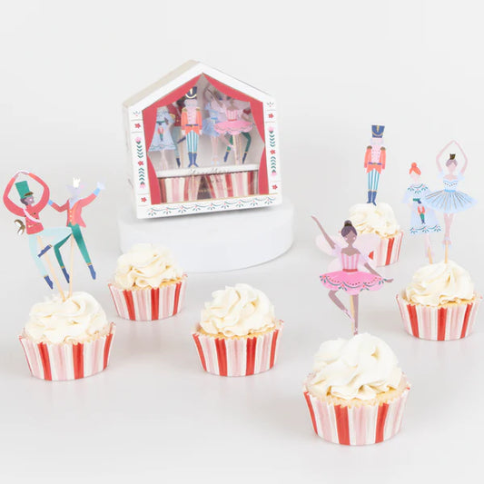 Kit de cupacake Ballet de cascanueces (x16)