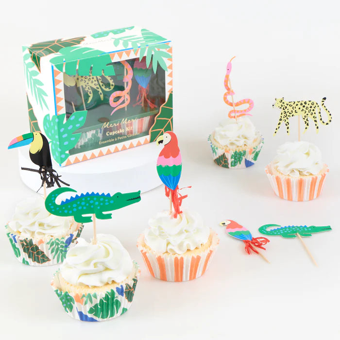 Kit de cupcake fiesta en la jungla (x24)