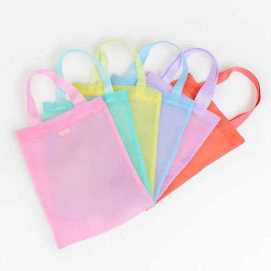 Bolsa de organza arcoíris (x6)