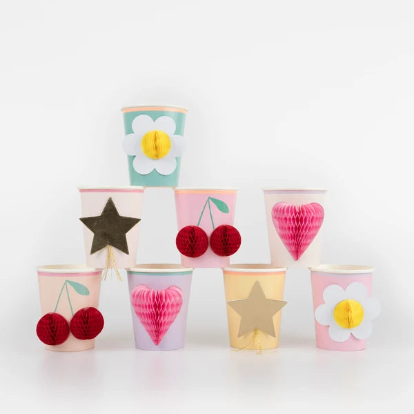 Set fiesta iconos felices