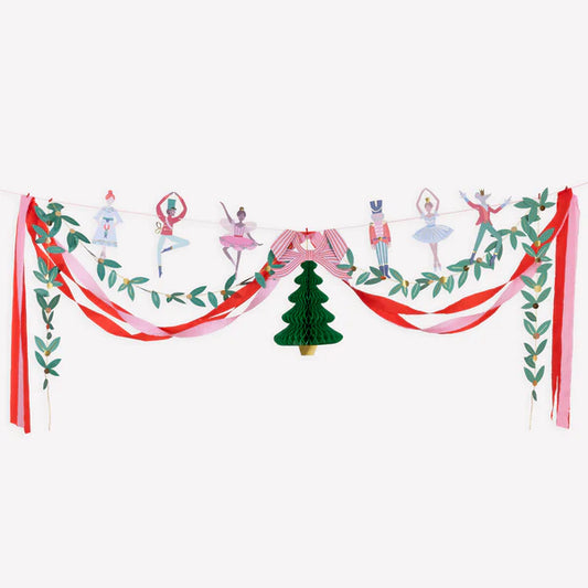 Conjunto de guirnalda de ballet cascanueces