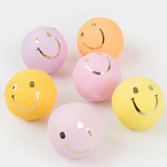 Bolas sorpresas iconos felices (x6)
