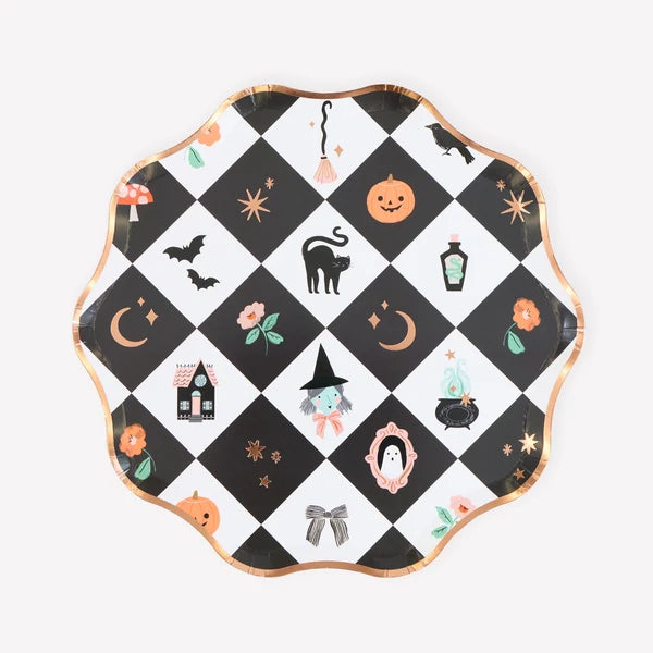 Plato fiesta de halloween (x8)