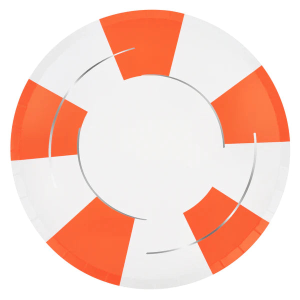 Plato grande flotador de piscina (x8)
