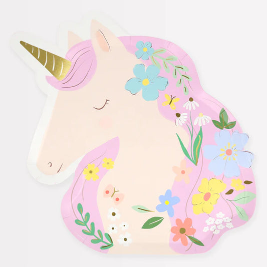 Plato de unicornio (x8)