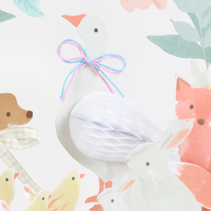 Pequeños animales cake toppers (x 8)