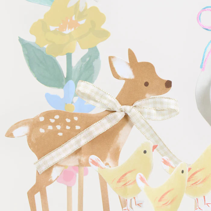 Pequeños animales cake toppers (x 8)